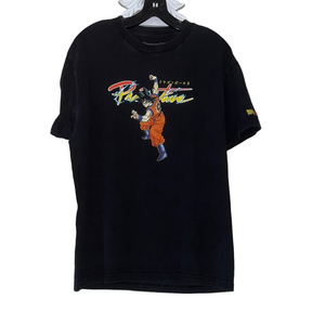 dragon ball z Black Graphic Tee with Orange Design